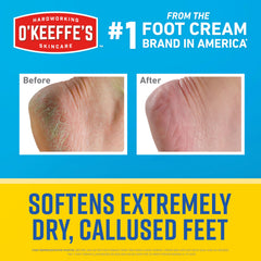 O'Keeffe's Urea hydration boost moisturizes dry skin on feet