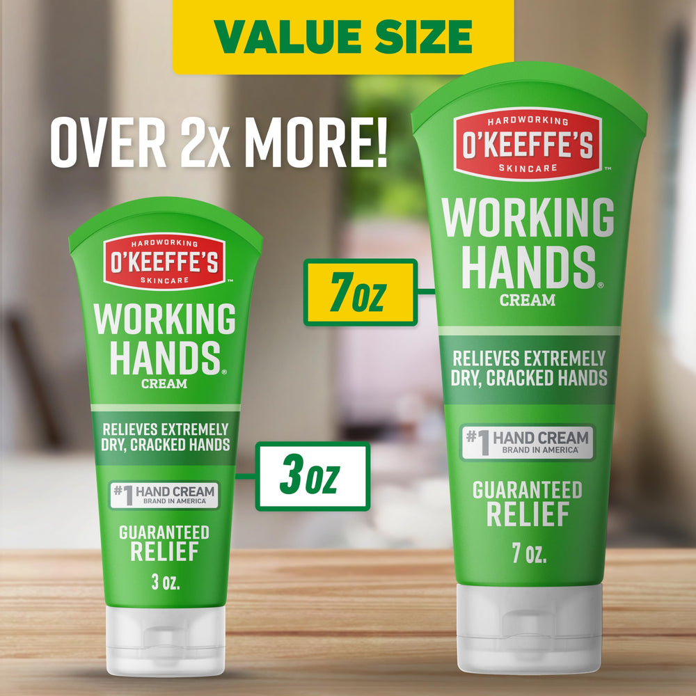 Alivio rápido de sequedad extrema en las manos con O'Keeffe's.