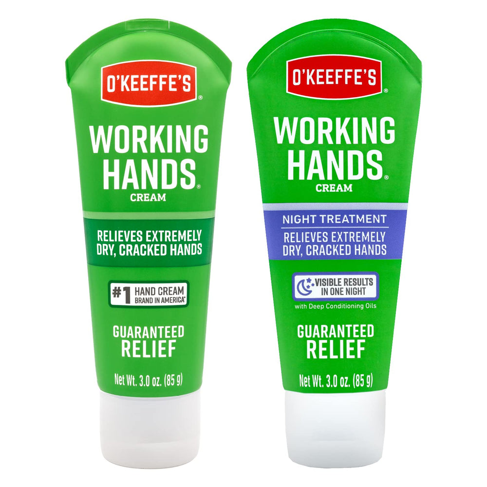 O'Keeffe's Working Hands crema concentrada para manos secas, alivio inmediato.