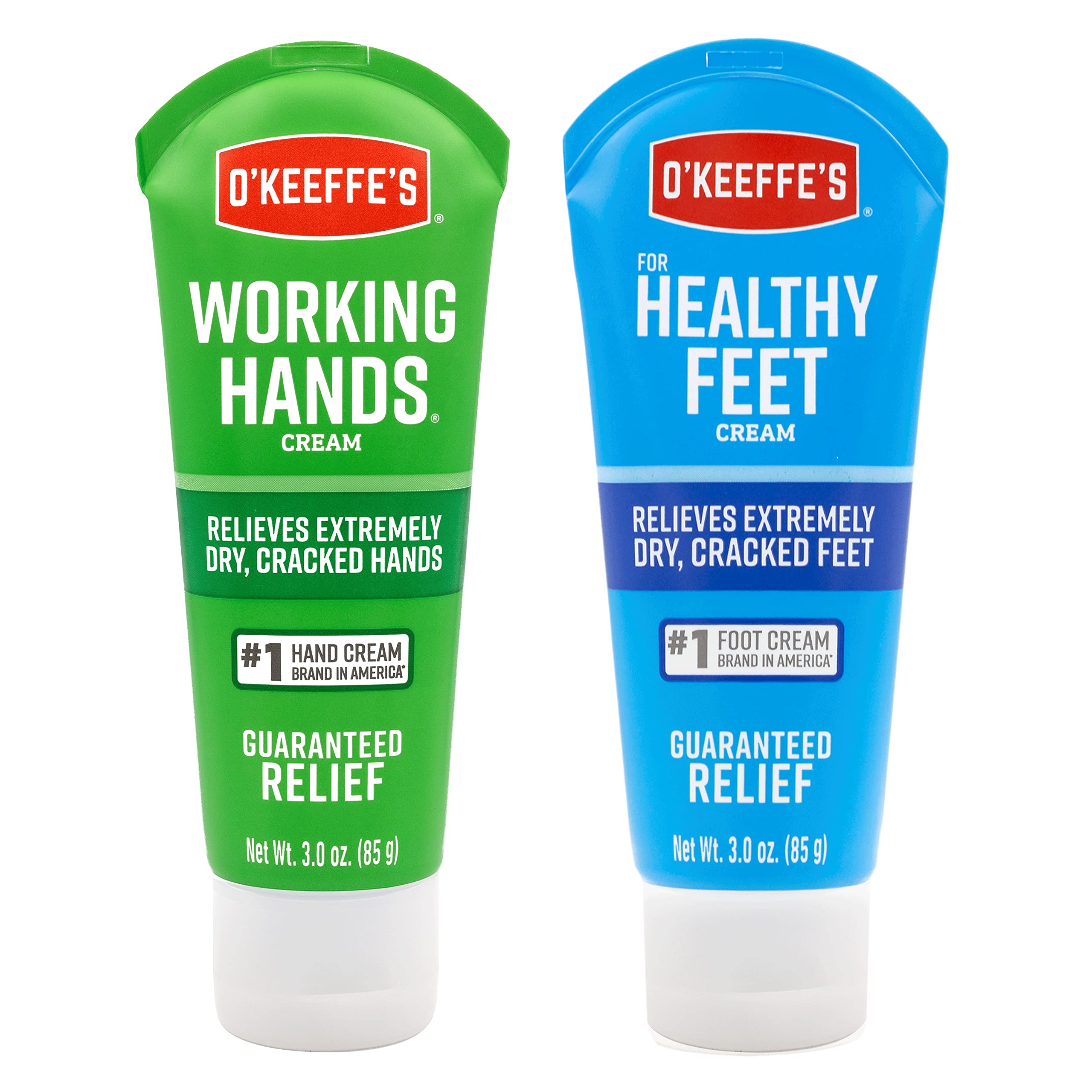 O’Keeffe's Working Hands crema de manos para alivio de sequedad extrema.