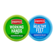 Tarro compacto de crema para manos O'Keeffe's Working Hands para piel extremadamente seca.