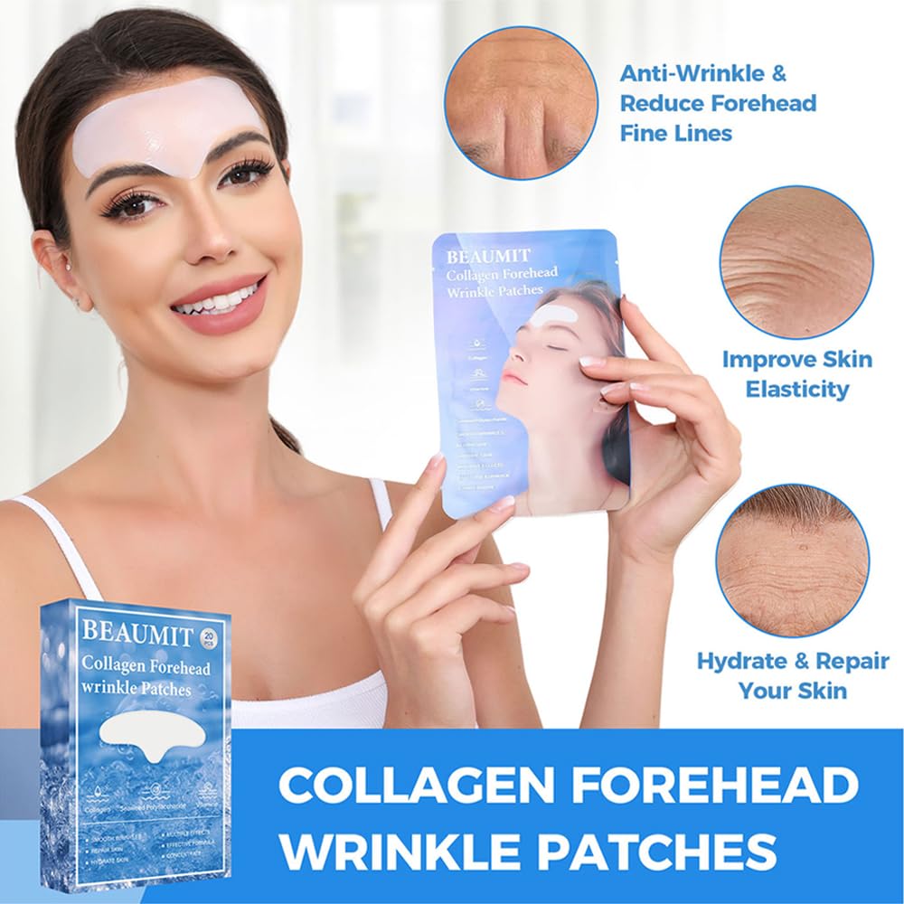 Set de 20 parches faciales Okela para frente, solución práctica y duradera.