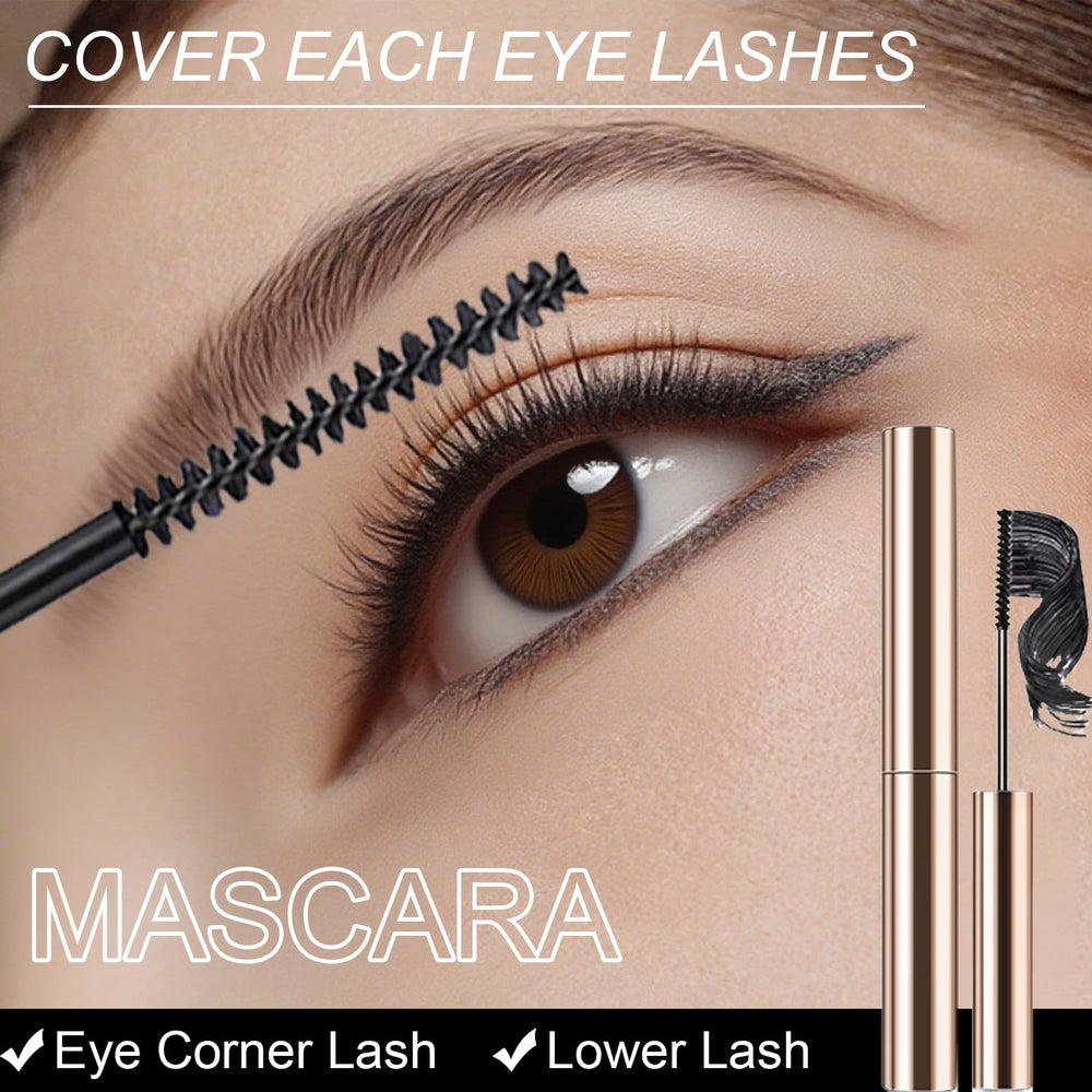 Daily look with Okerker Mascara for natural, defined lashes