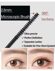 All-day lift and length from Okerker Black Mascara, waterproof and long-lasting