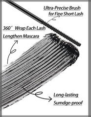 Okerker Brown Mascara offers all-day volume and lift.