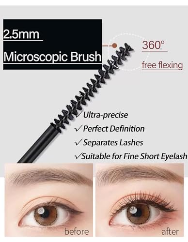 Okerker Brown Mascara coats each lash from root to tip for fuller look.