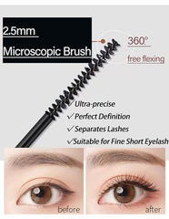 Okerker Brown Mascara coats each lash from root to tip for fuller look.