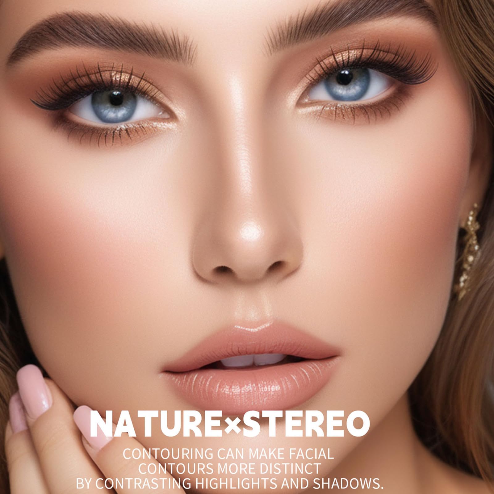 Okerker Contour Brush Nose Precision aids precise nose contouring.