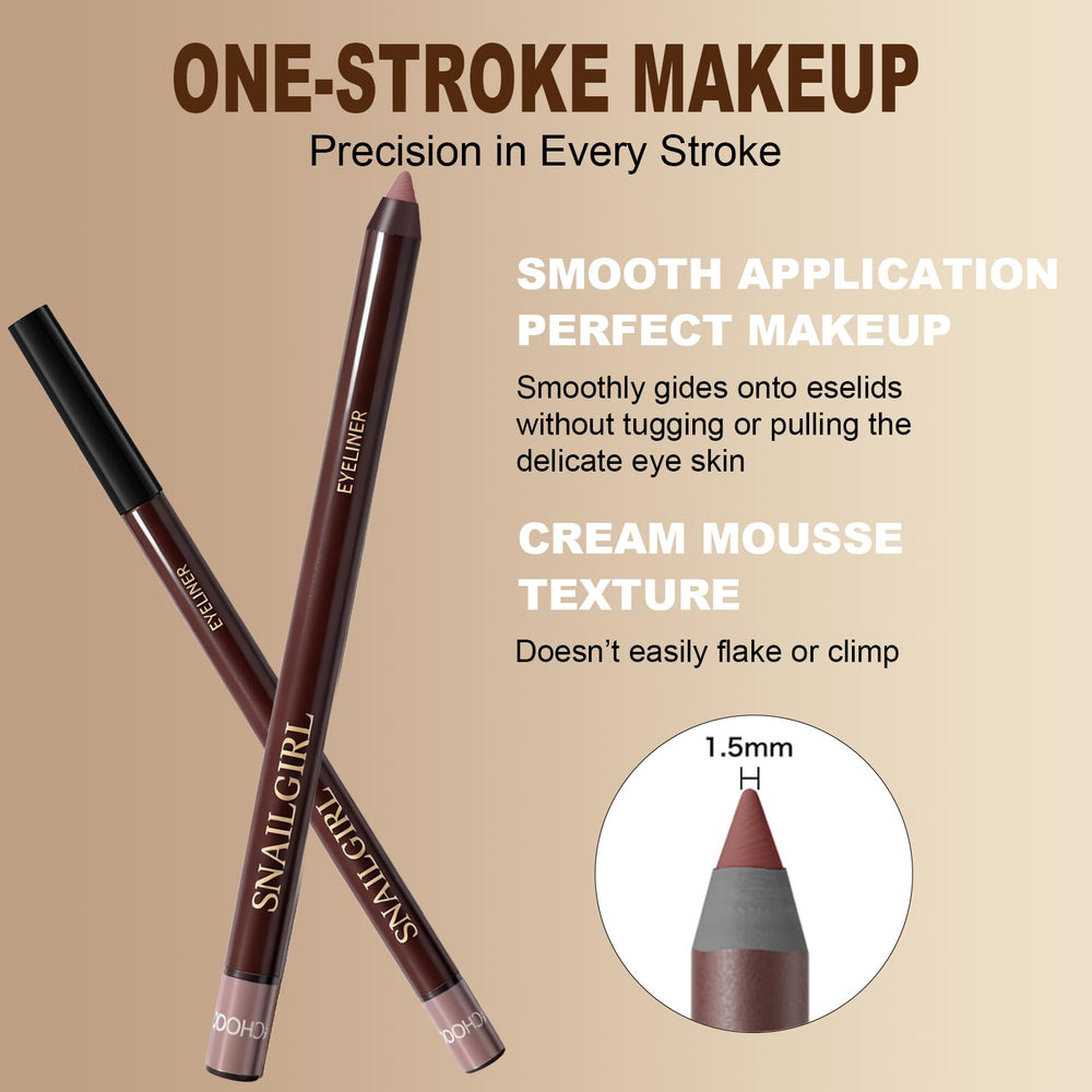 Okerker seven-shade range includes plum to tailor eye looks.