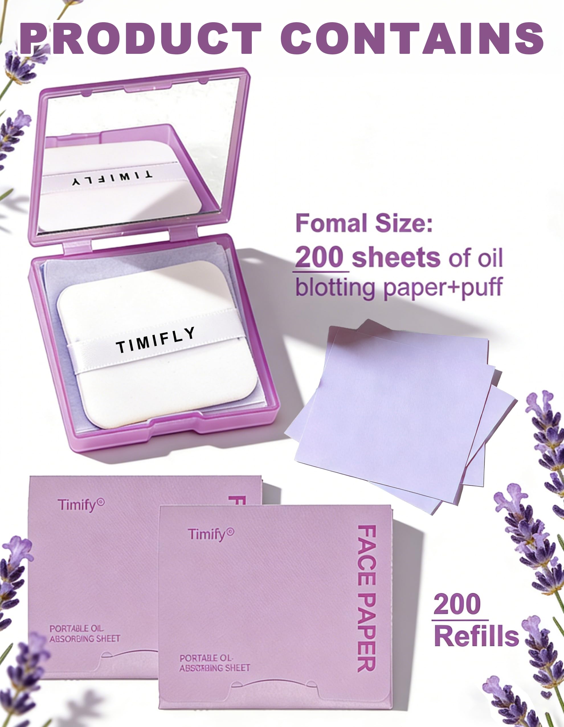 Okerker blotting paper absorbs oil for a shine-free look