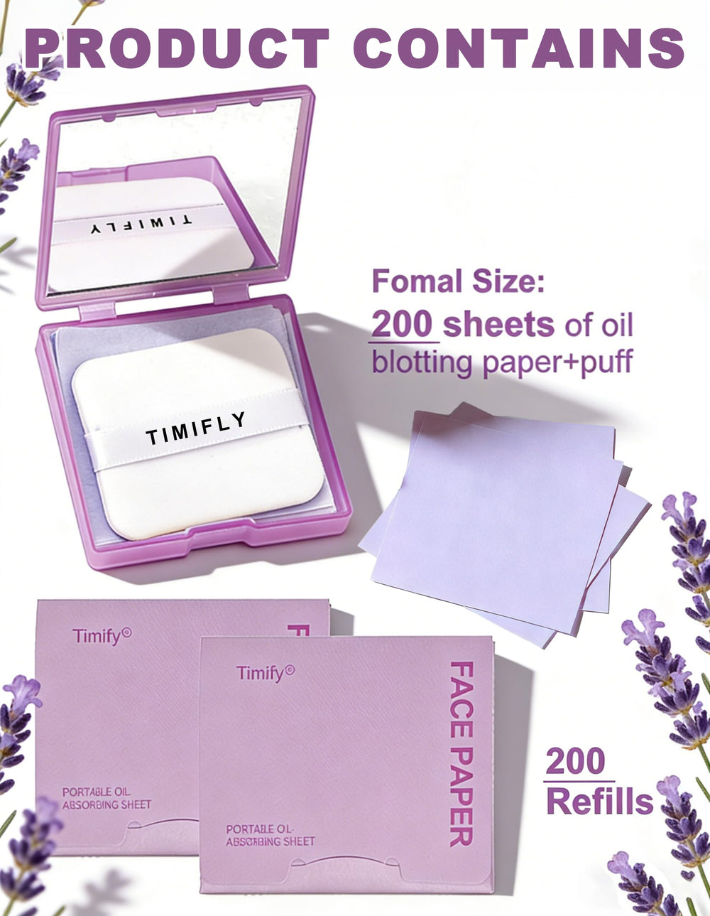 Okerker blotting paper absorbs oil for a shine-free look