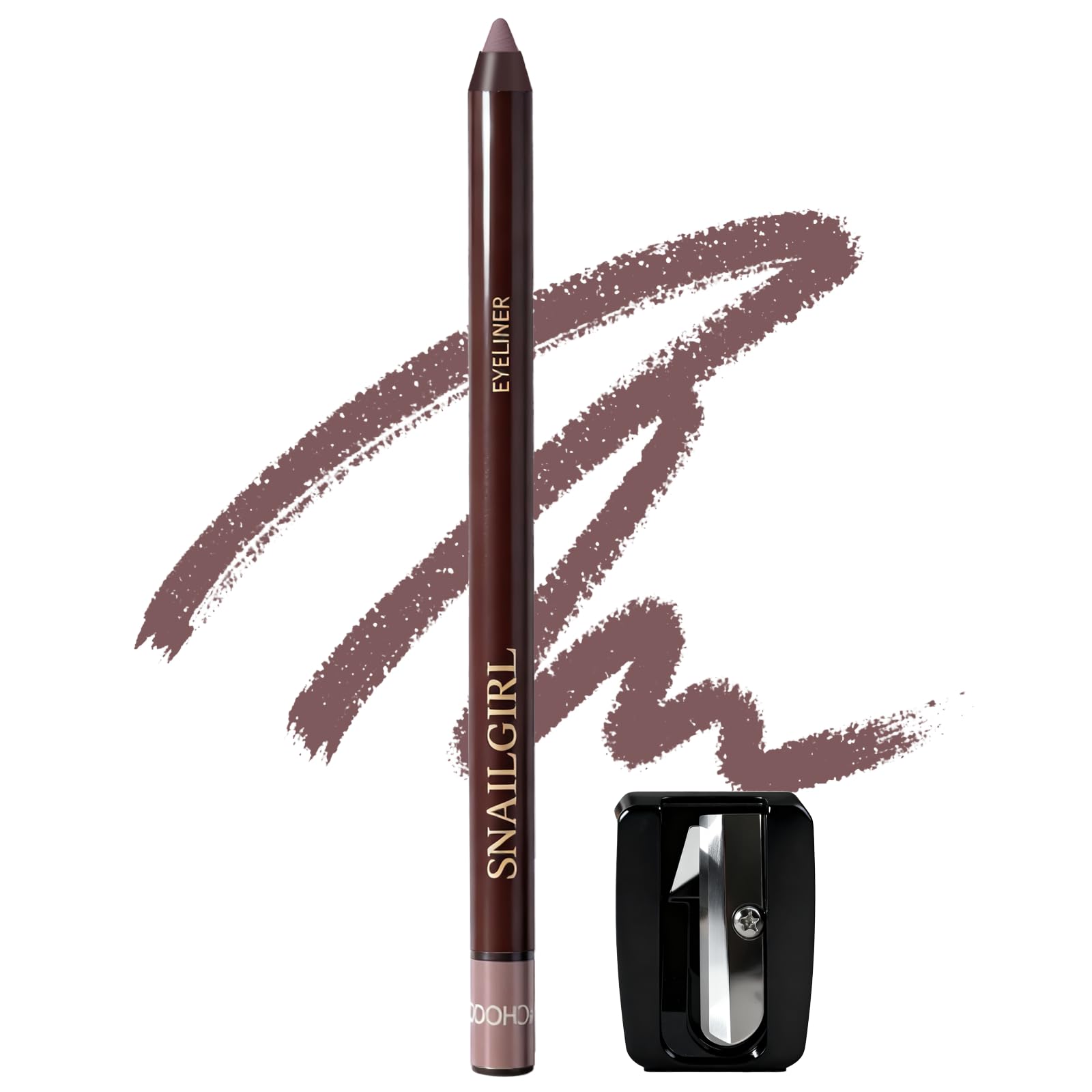 Okerker plum gel eyeliner pencil in plum shade with waterproof, long-lasting color.