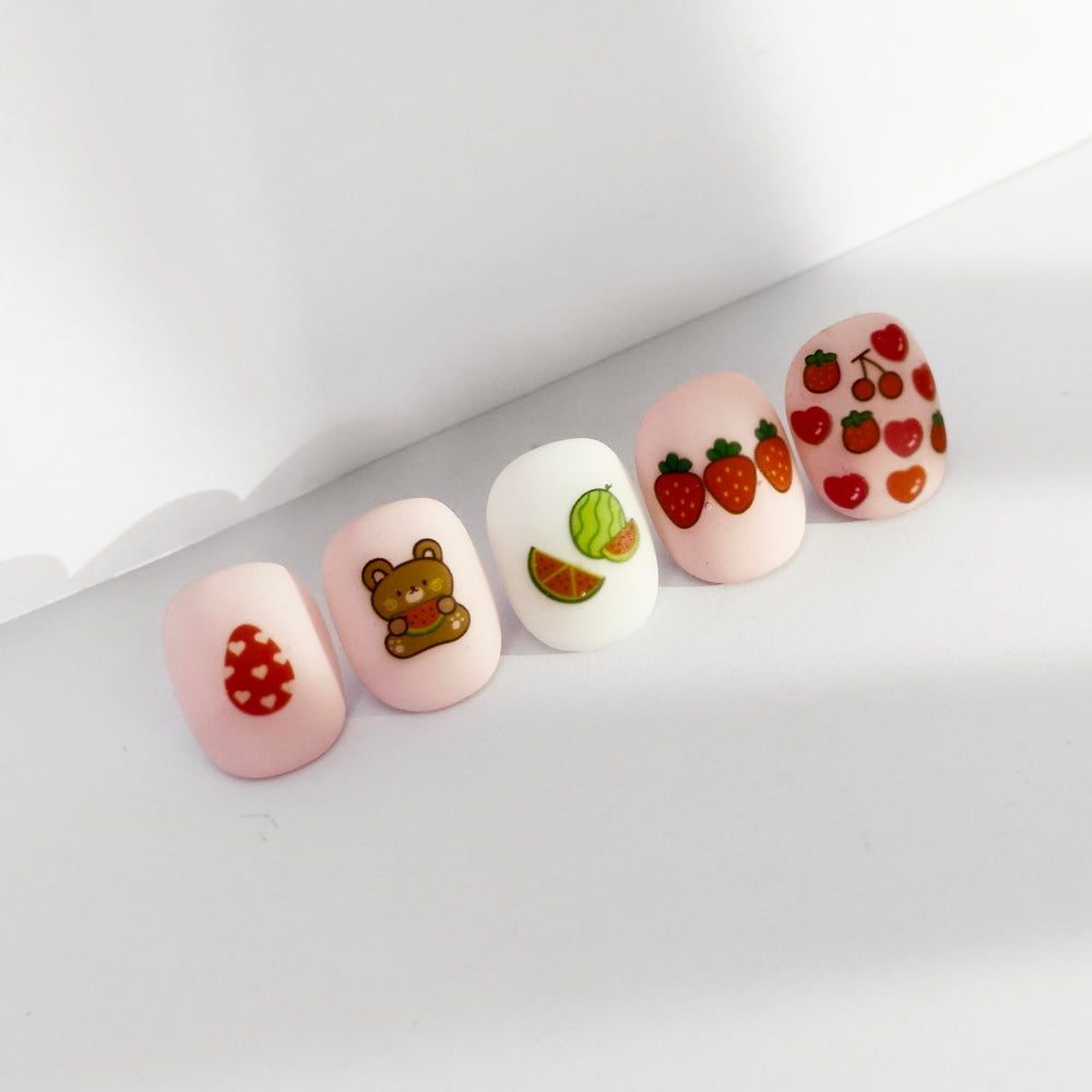 Okiyomi easy-application nail stickers, kid-friendly and mess-free to refresh looks.