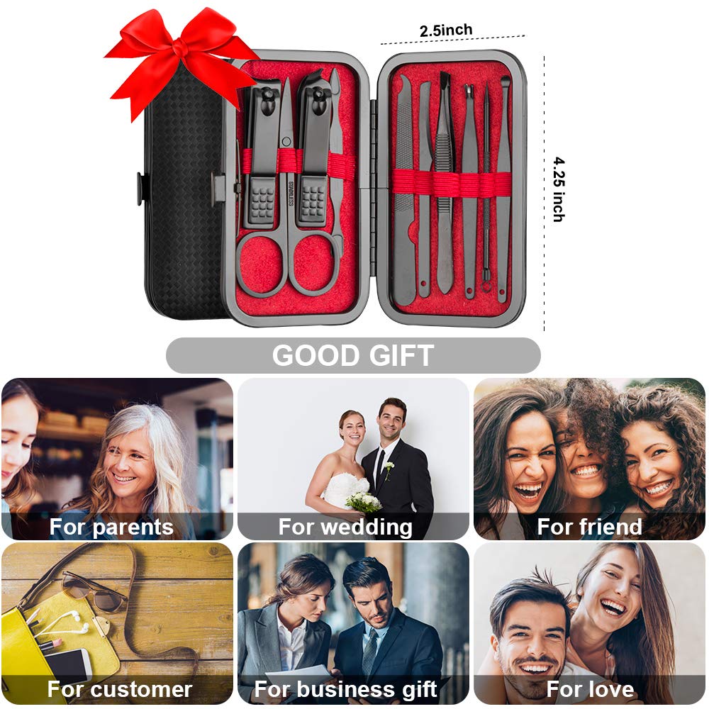 OKOMER gift-ready manicure set in a sleek box for gifting.