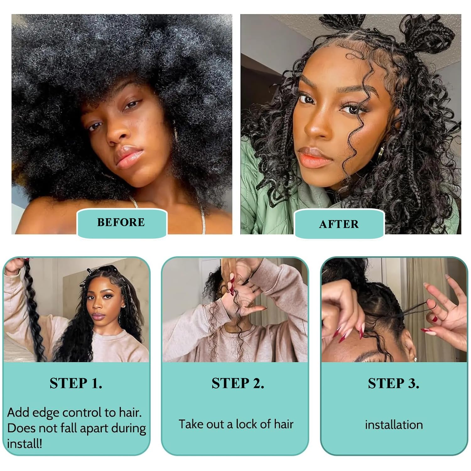 OKVOKV 24-inch wave hair for long, voluminous boho styles