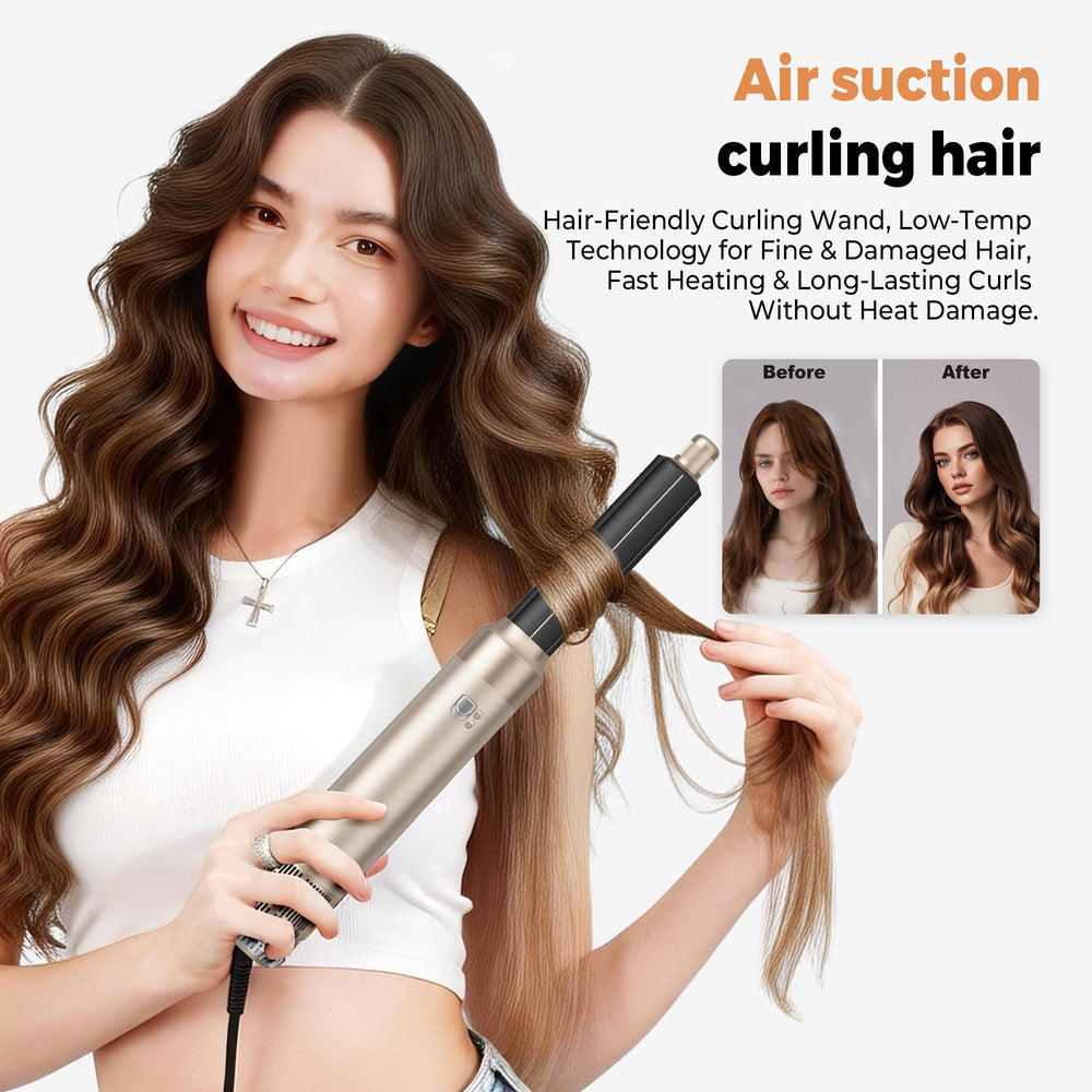 OKWRAP 1.25-inch auto-wrap curler for fast, even curls.