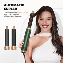 OKWRAP ceramic barrel with ionic technology for frizz control