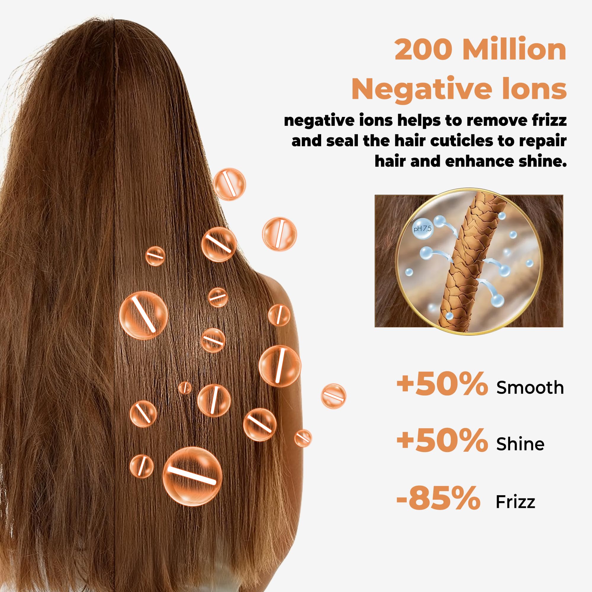 OKWRAP detachable air curler heads for flexible styling.