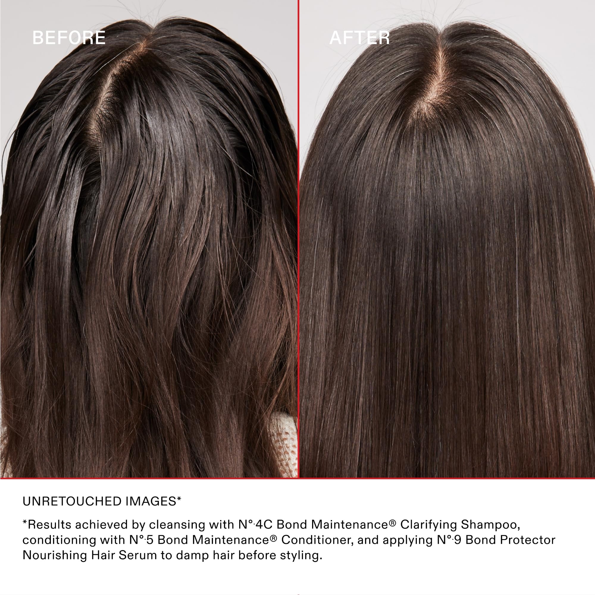 Olaplex 4C lather action demonstrates cleansing without drying on hair.