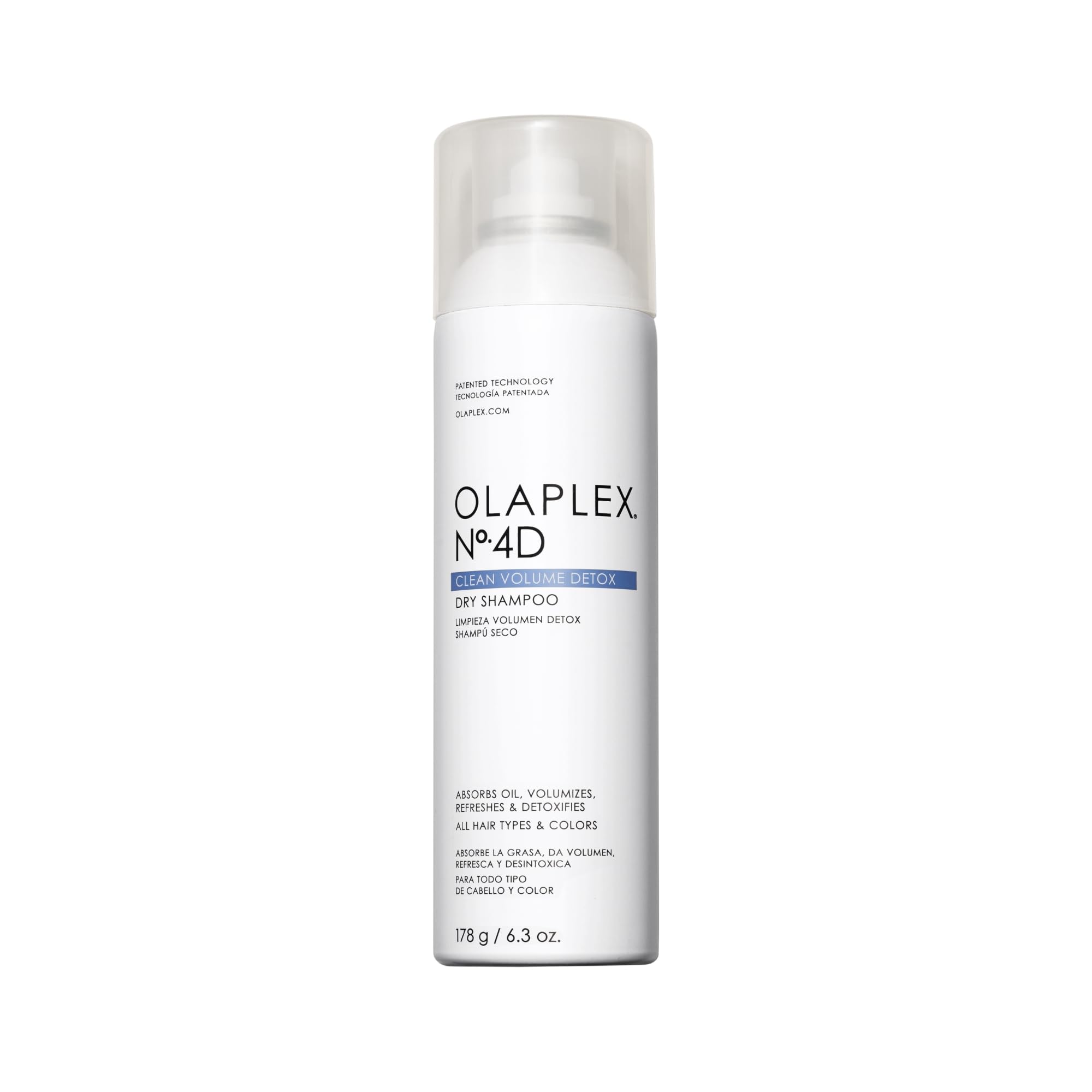 Olaplex No.4D bottle-front view adds weightless volume between washes.
