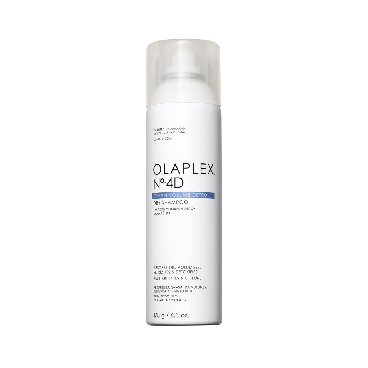 Olaplex No.4D bottle-front view adds weightless volume between washes.