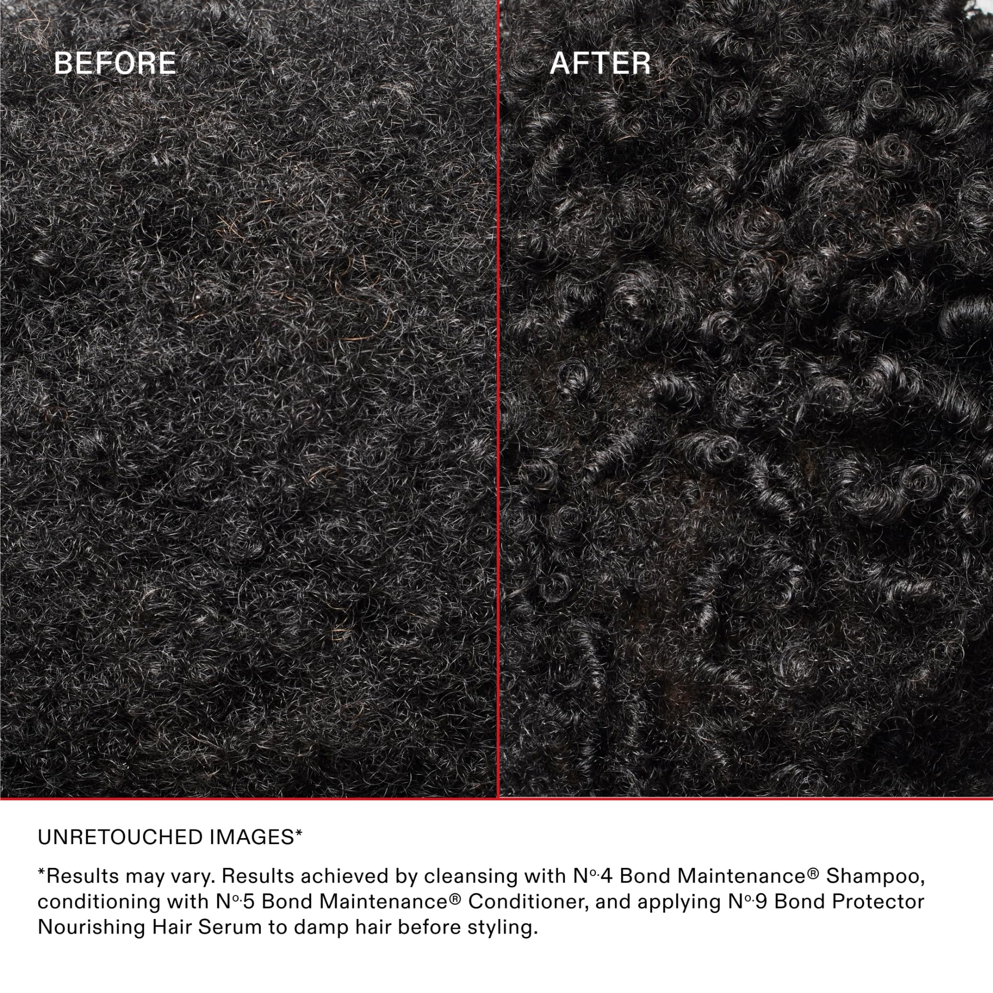 Olaplex Bond Maintenance Shampoo bottle being poured, showcasing product flow and lather.