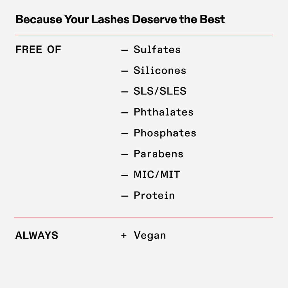 Lashes look lifted and longer after regular LashBond use.