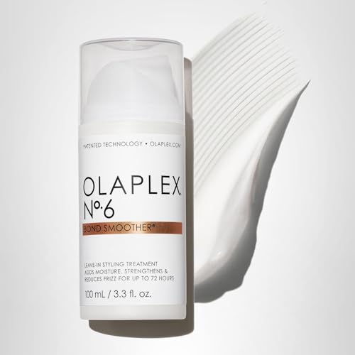 Olaplex N°6 bottle showing 72-hour frizz control badge.