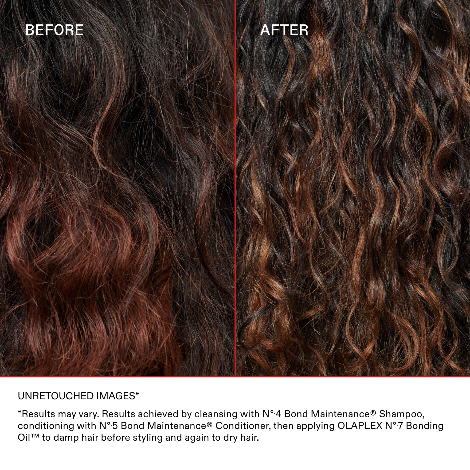 Olaplex No. 7 demonstrates heat protection up to 450°F during styling.