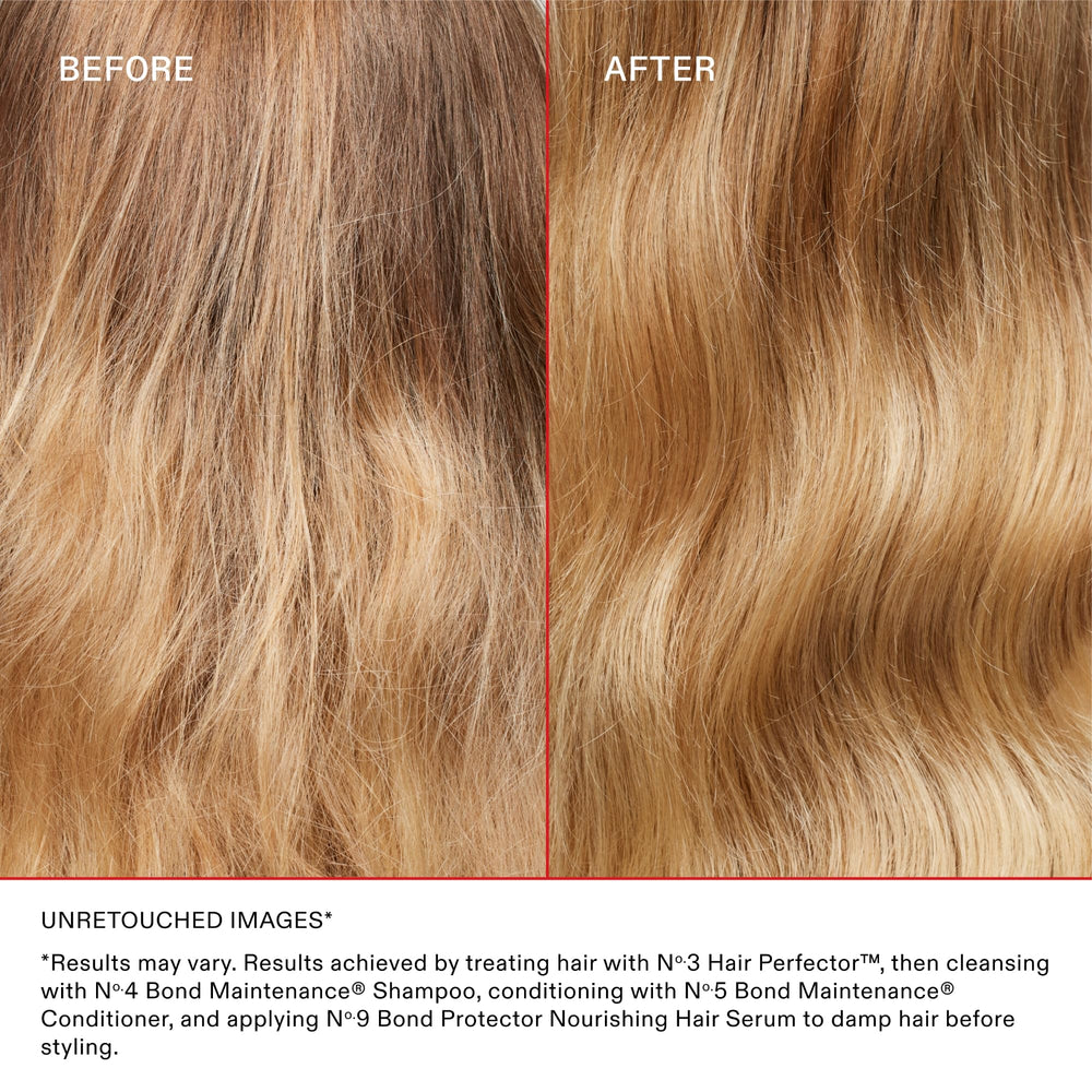 Olaplex No.3 close-up emphasizing bond-building technology