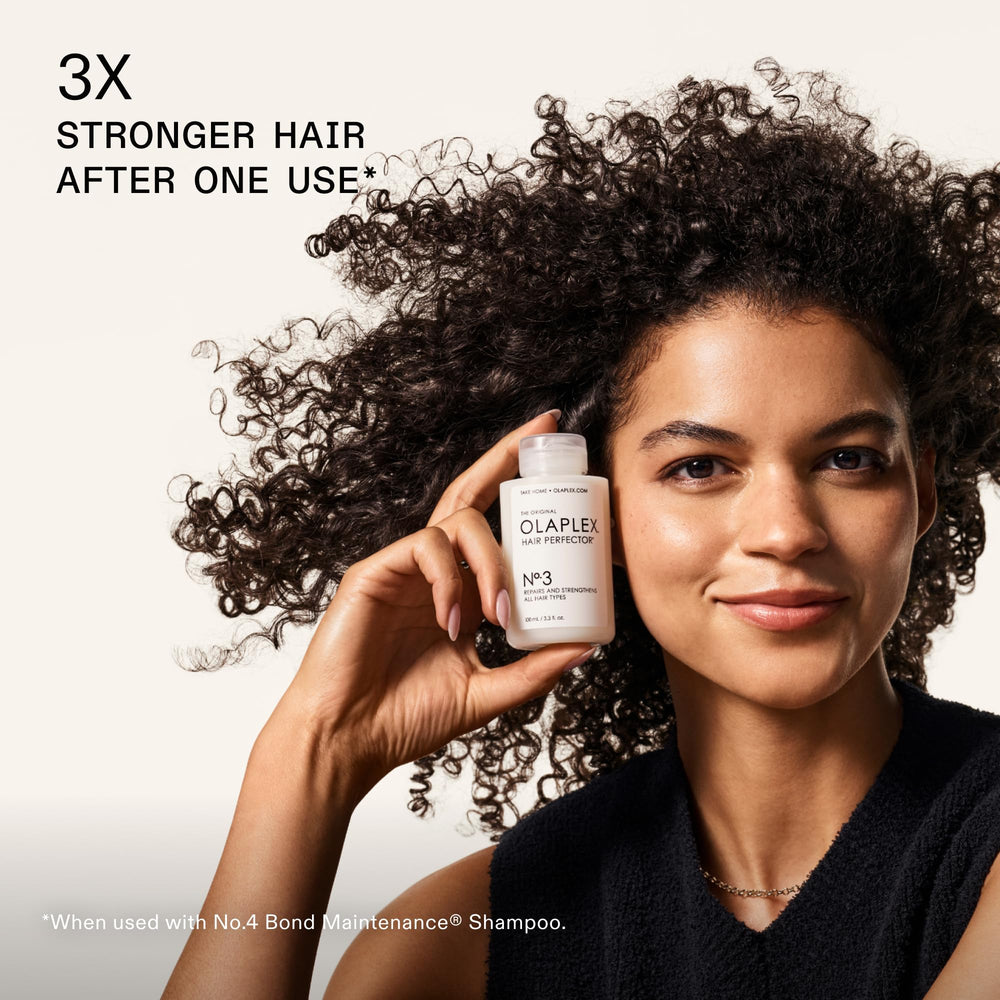Olaplex No.3 cream texture highlighting pre-shampoo repair action
