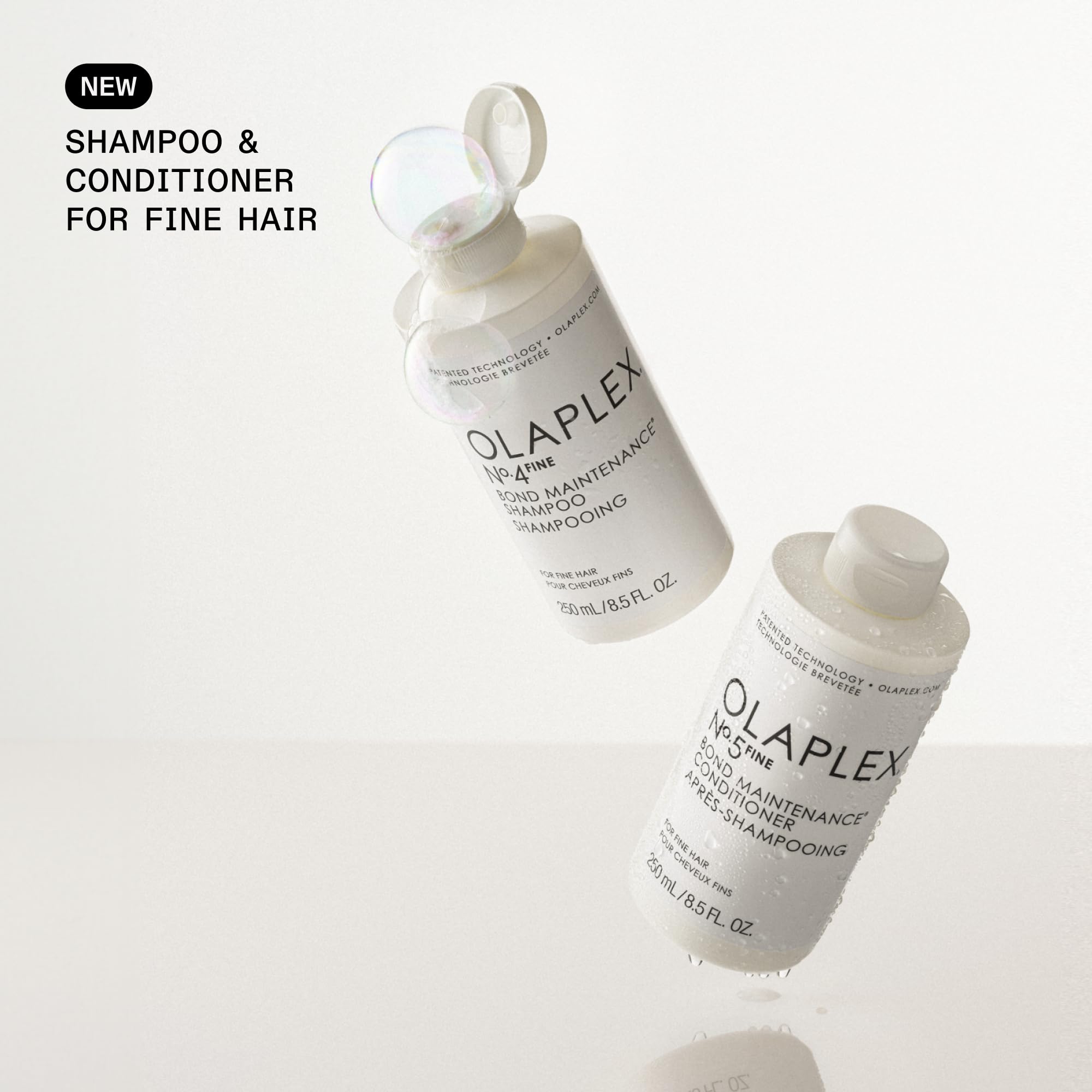 Olaplex No.4 FINE: espuma cremosa visible para limpieza suave