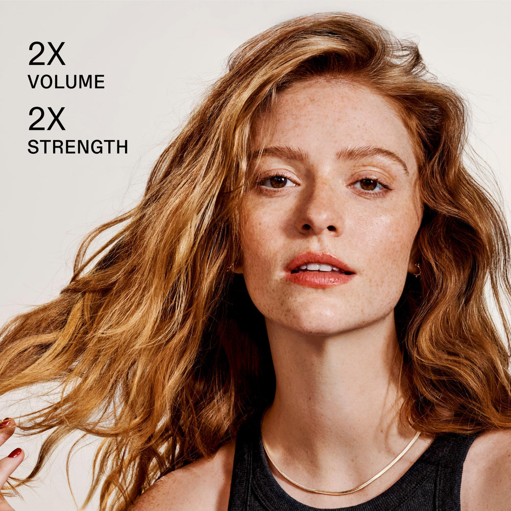 Olaplex No.4 FINE ingredients panel featuring Hydra-Balancing Matrix and hyaluronic acid