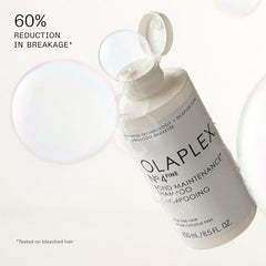 Olaplex No.4 FINE shampoo lather demonstrating gentle cleansing and added volume