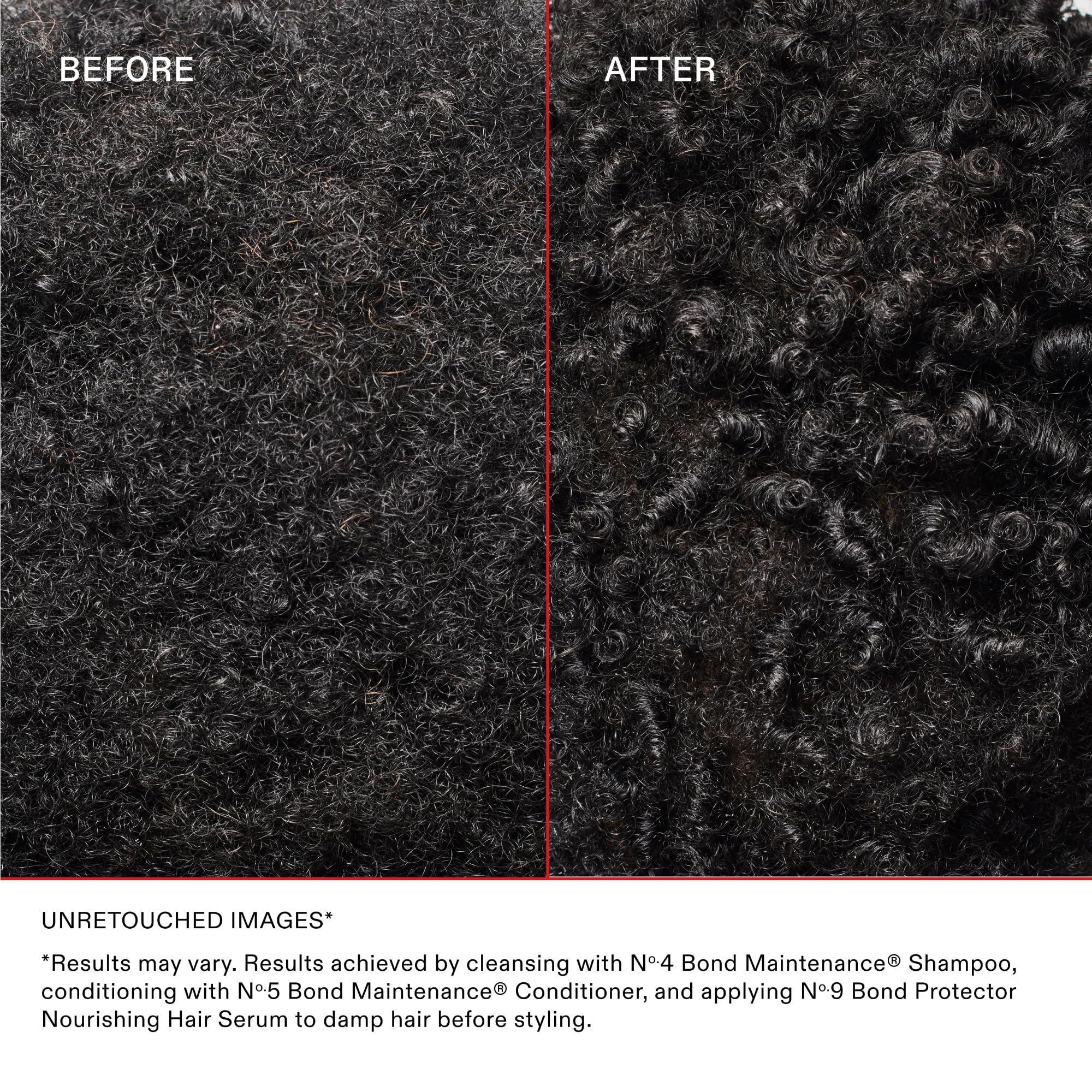 Olaplex No.5 in-shower application pictured during routine.