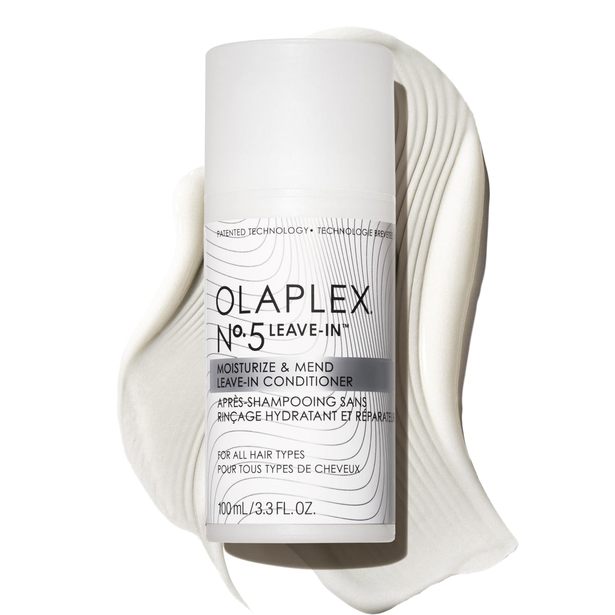 Olaplex No.5 Leave-In bottle front view highlighting hydration and end sealing benefits