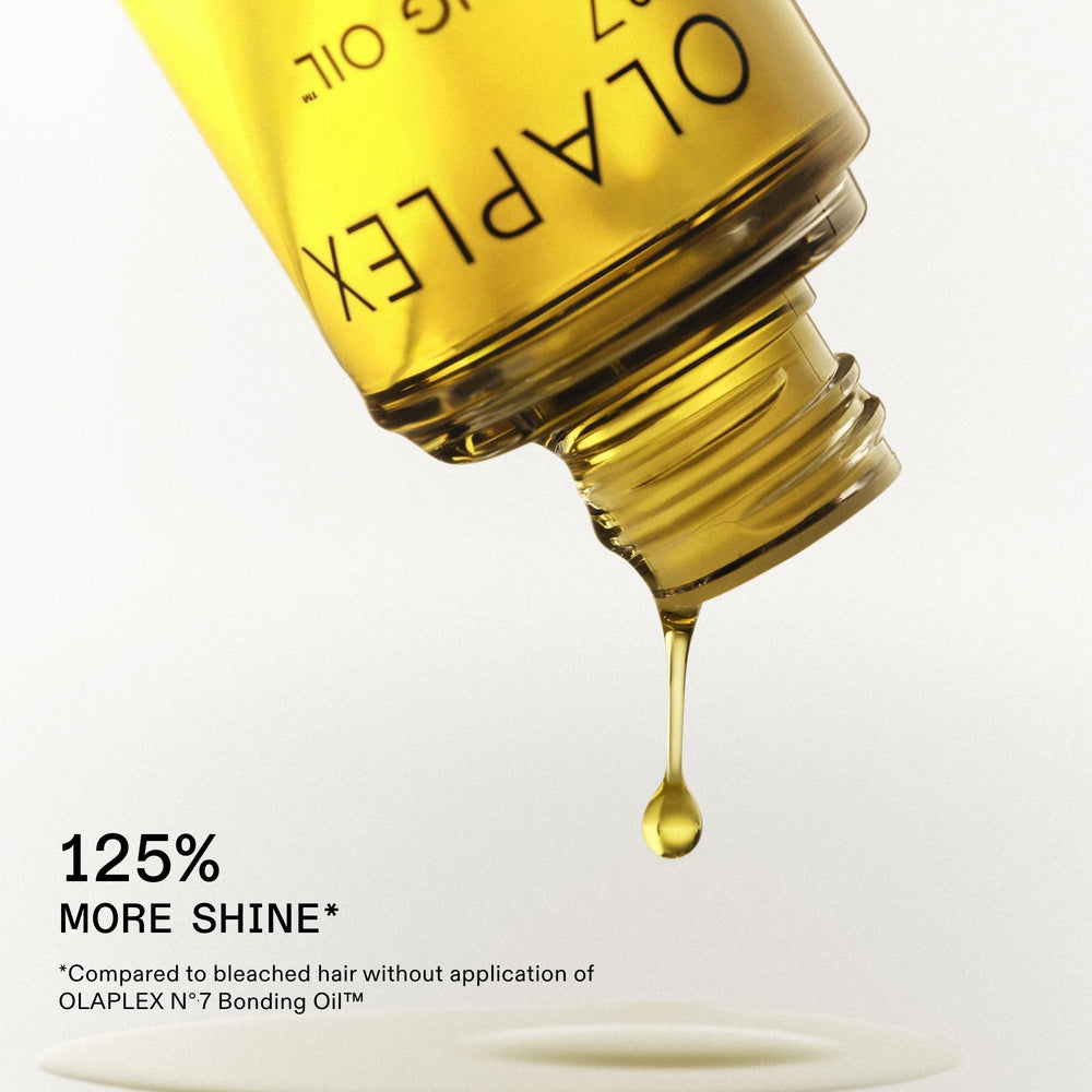 Olaplex No.7 Bonding Oil bottle adds shine