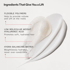 Olaplex No.5FINE bottle delivers lightweight conditioning and smoothness.
