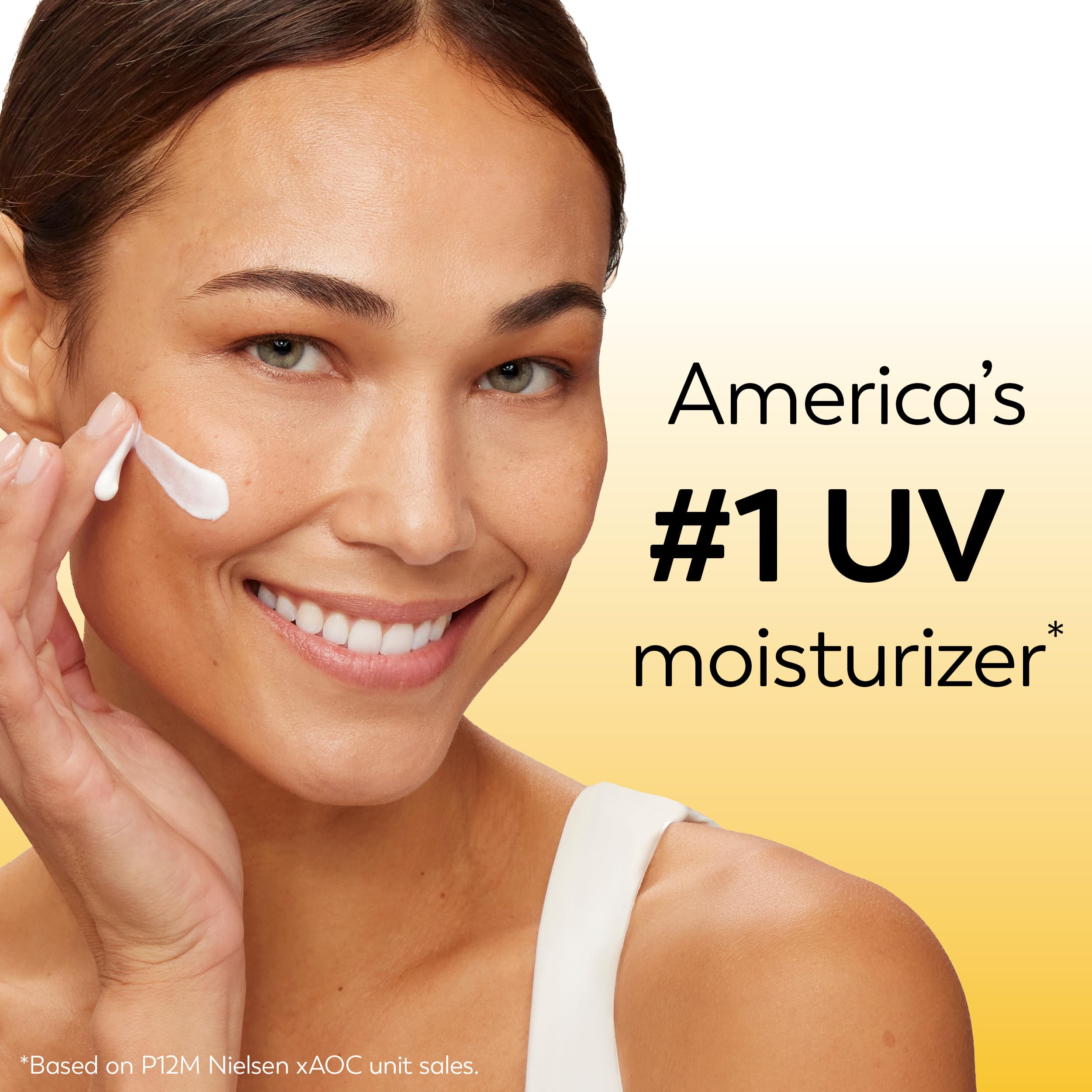 Olay 2-in-1 moisturizer with SPF 15 used in daily routine