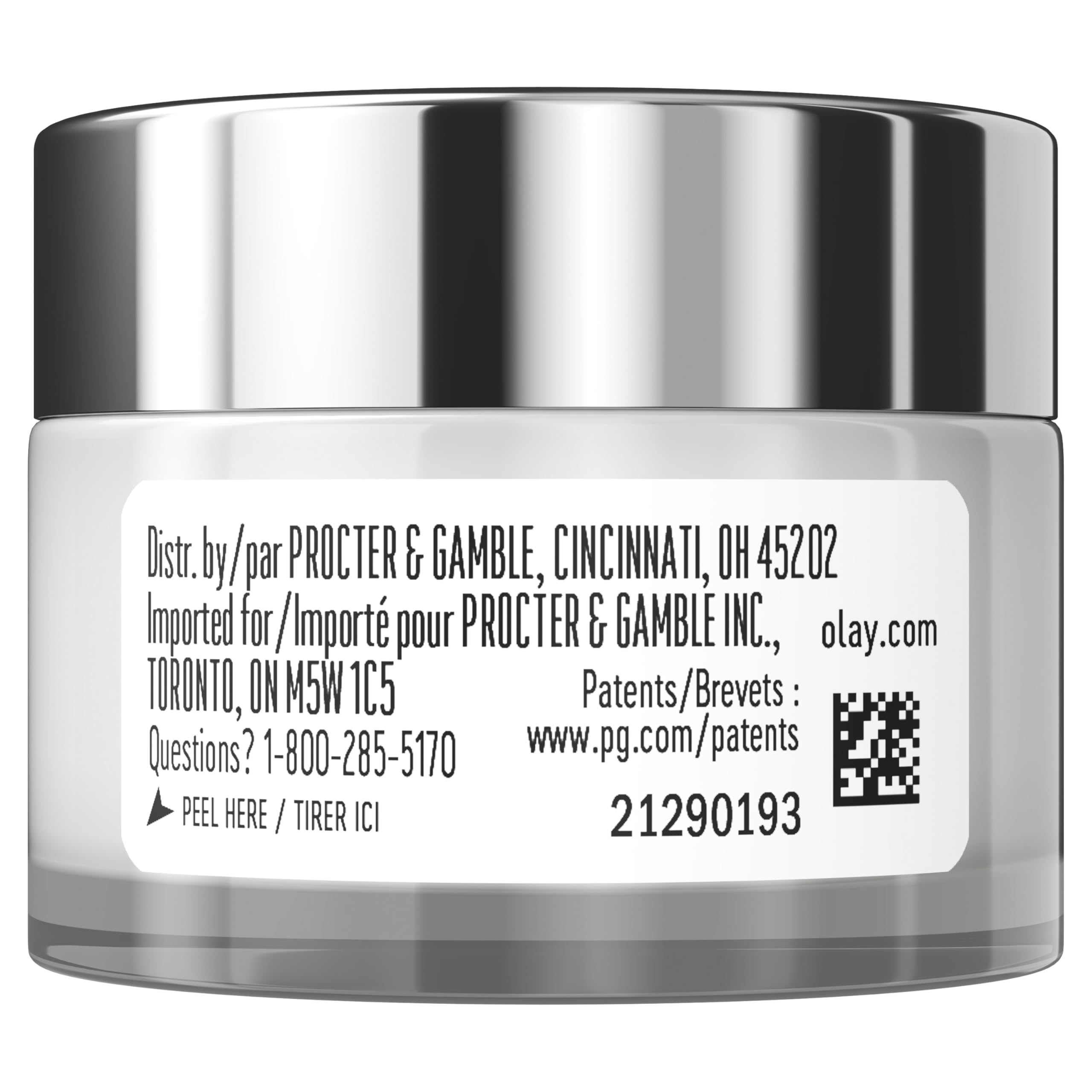 Olay Active Hydrating Eye Gel con niacinamida para el cuidado de la piel.