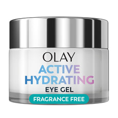 Olay Active Hydrating Eye Gel en tubo, hidratación de 24 horas para ojos.