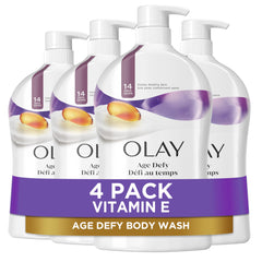 Olay Age Defying Body Wash bottle for a hydrating daily cleanse.