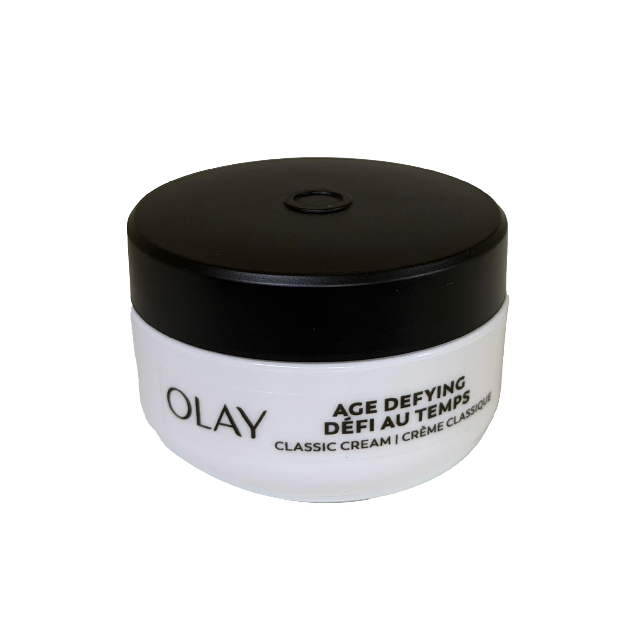 Olay Age Defying Renewal applying on face, delivering refreshing feel.