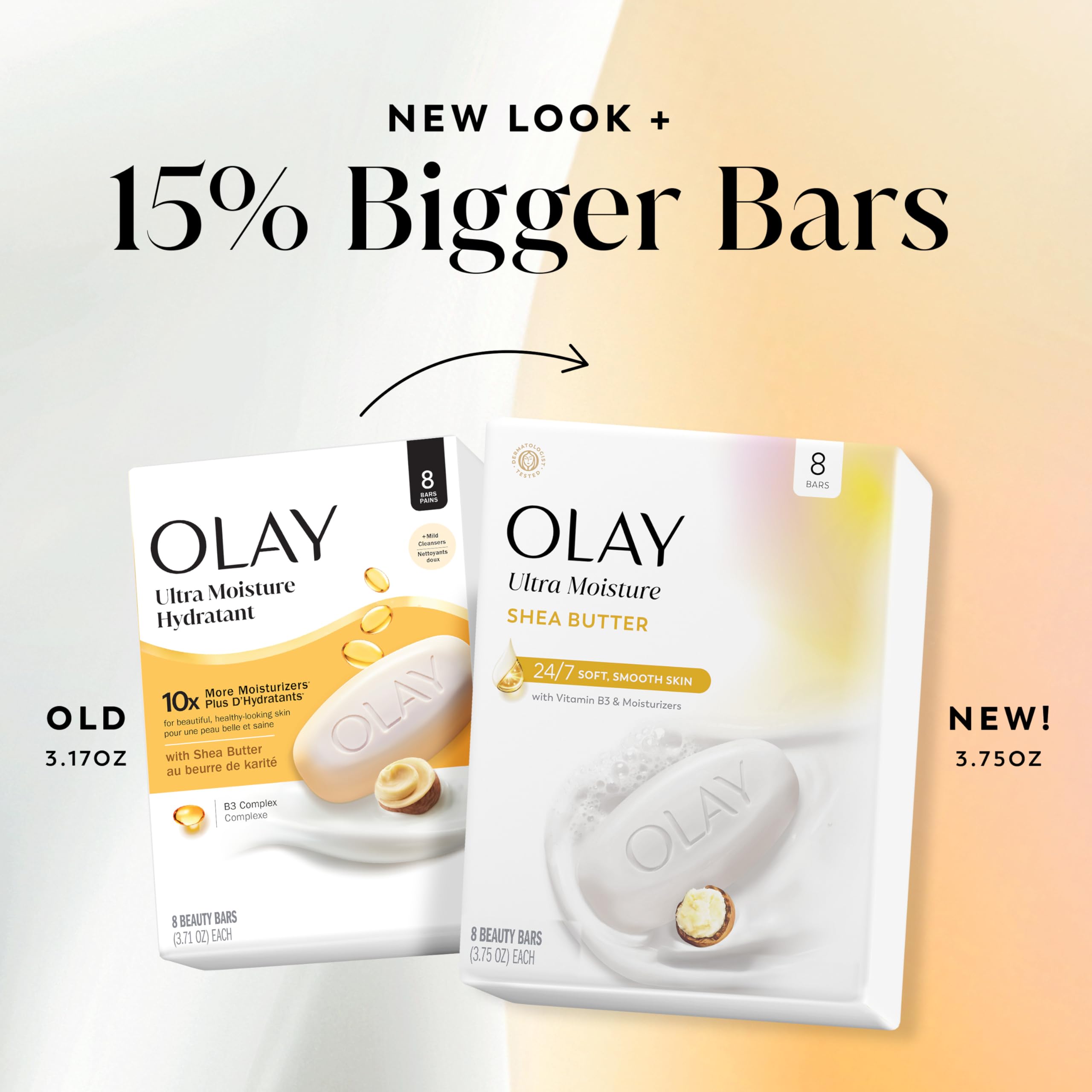 Olay Barra Belleza 10x hidratantes para una piel más suave