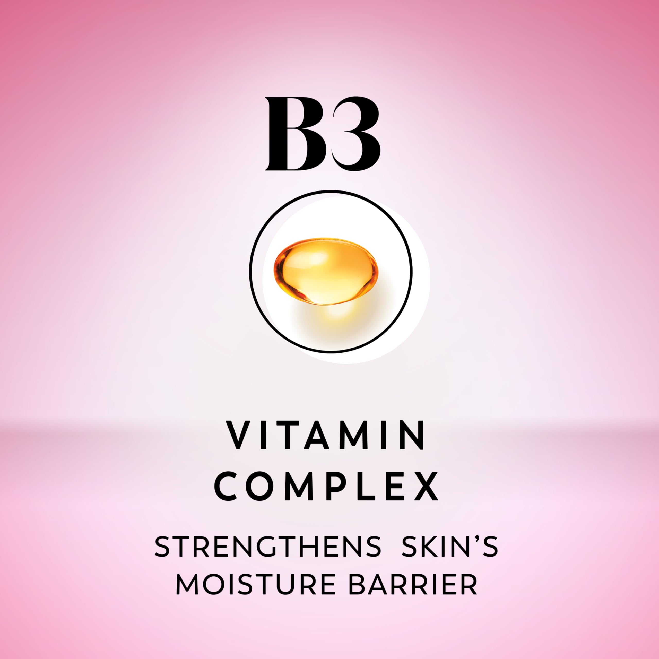 Close-up of 24-hour hydration claim for continued use.