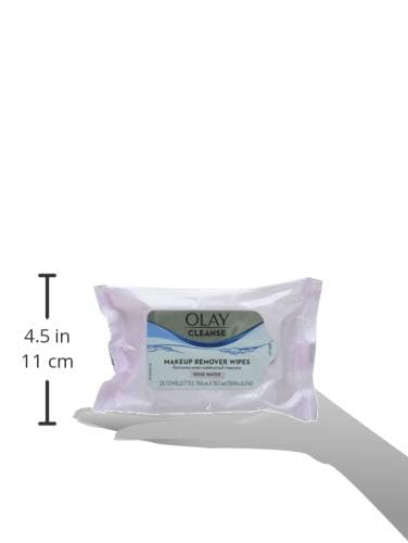Olay Cleanse Makeup Remover Wipes rose water skin-feel fresh after use.