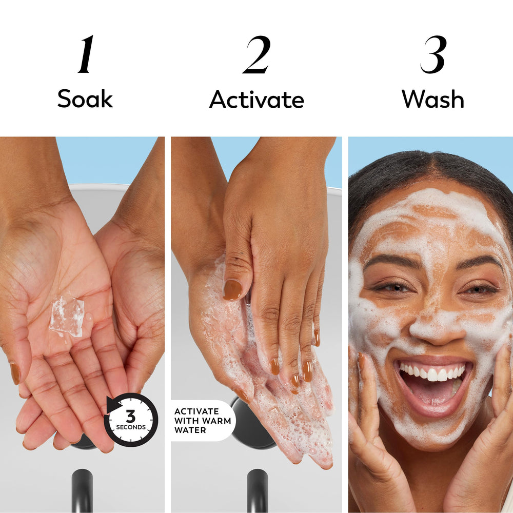 Olay Cleansing Melts Gentle sin fragancia: fórmula suave para ojos y rostro.