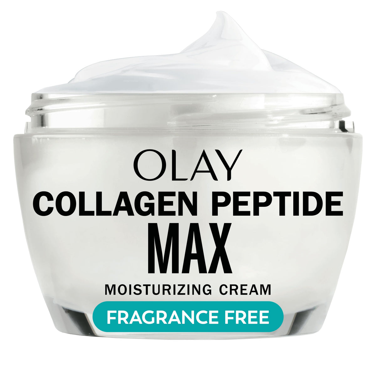 Olay Collagen Peptide 24 MAX jar for deep hydration and smoother skin