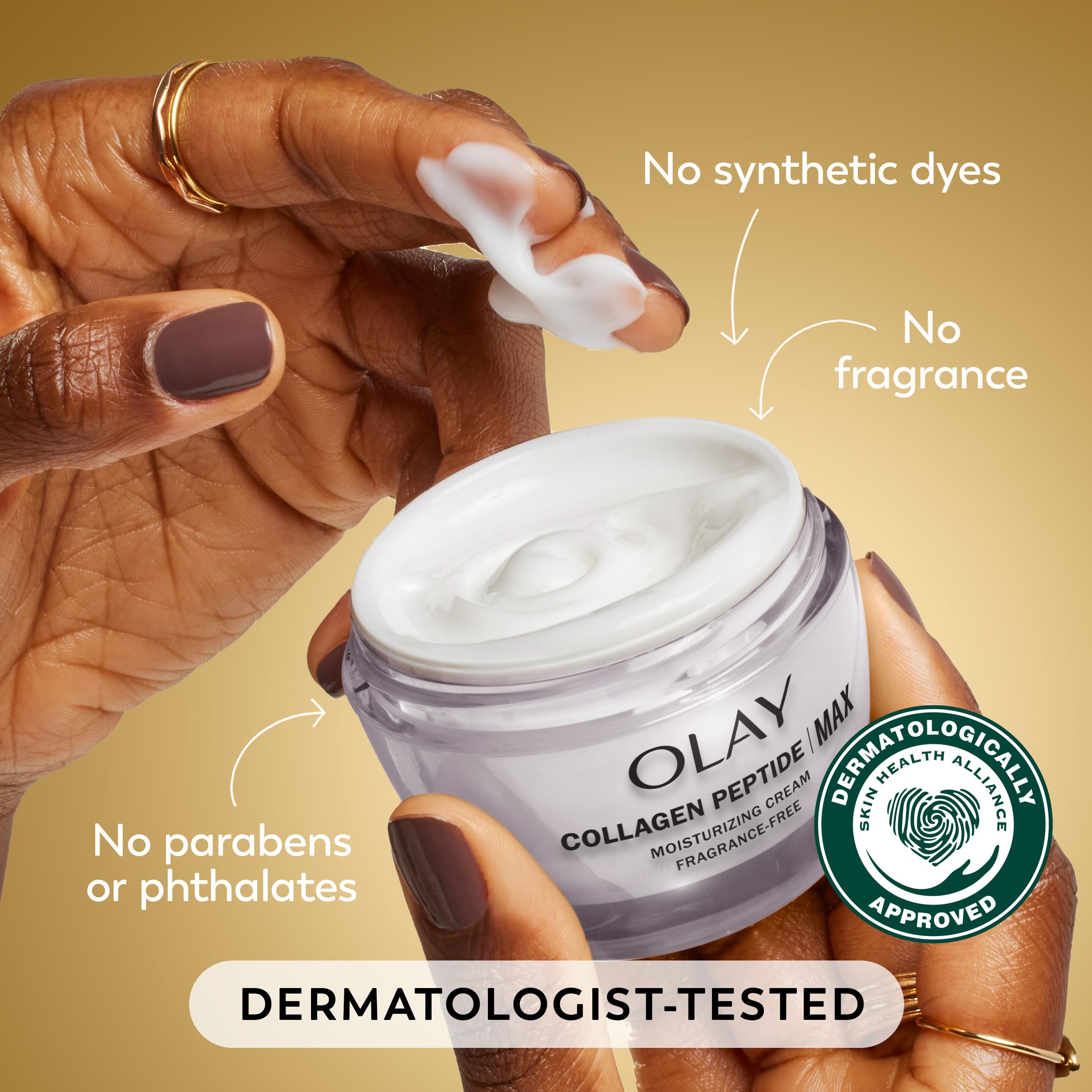 Olay Collagen Peptide 24 MAX with niacinamide ingredient for skin support