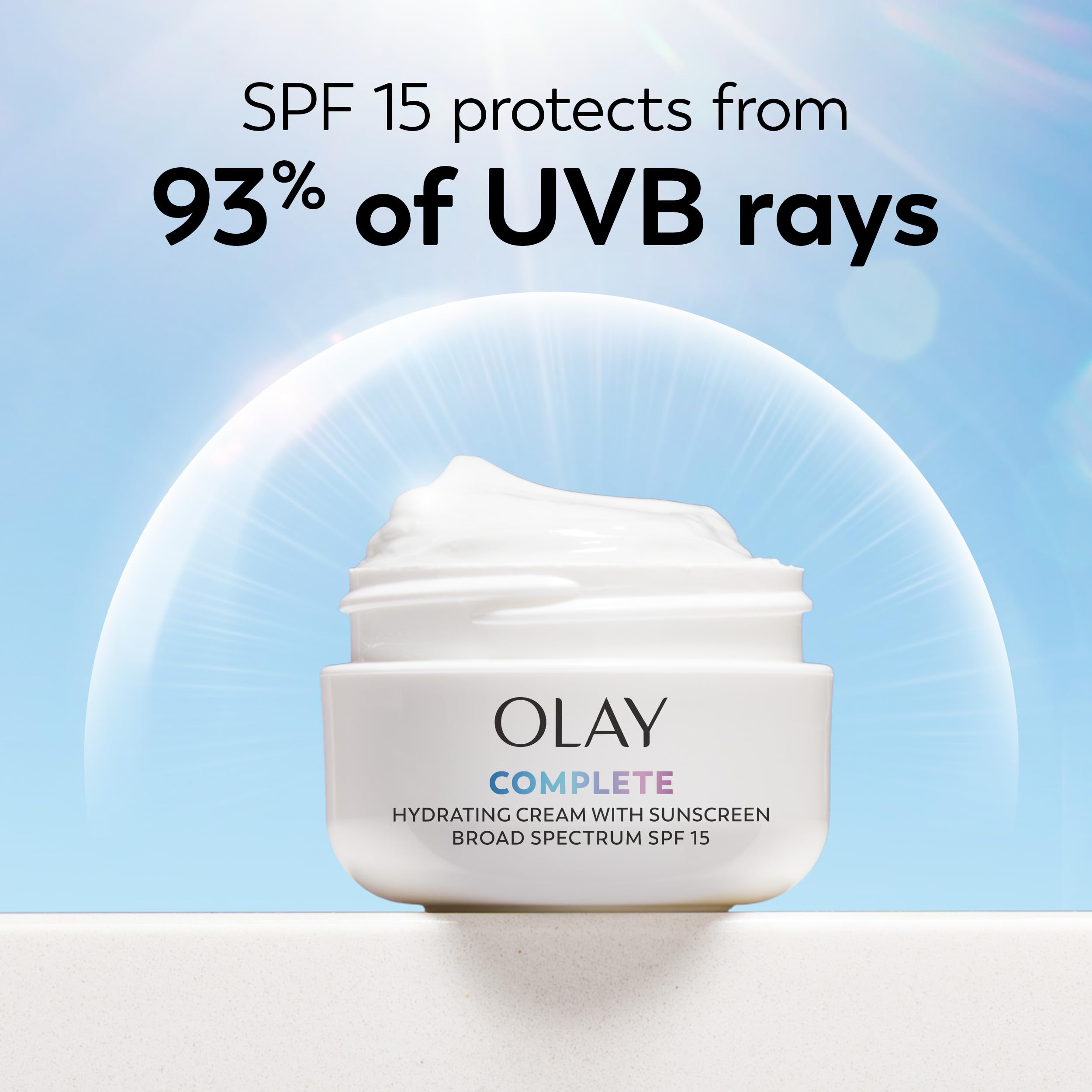 Olay fragrance-free label indicating sensitive skin suitability